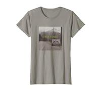 Twin Peaks Welcome Sign with Mountain View T-Shirt, Femme, Ardoise, XXL