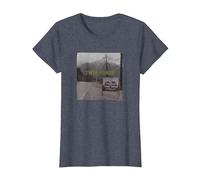 Twin Peaks Welcome Sign with Mountain View T-Shirt, Femme, Bleu Chiné, XXL