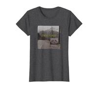 Twin Peaks Welcome Sign with Mountain View T-Shirt, Femme, Chiné Foncé, L