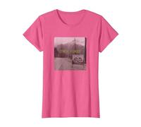 Twin Peaks Welcome Sign with Mountain View T-Shirt, Femme, Rose Chiné, M