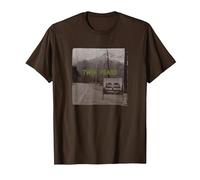 Twin Peaks Welcome Sign with Mountain View T-Shirt, Homme, Marron, XXL