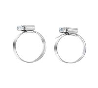 twin-ring bolt clamps, 12pcs Hose Clamp Screw Worm Gear Drive Clip 304 Stainless Steel Hoop Pipe For Automotive 8mm-70mm,for plumbing(12pcs 50-70mm)