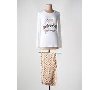 twin-set simona barbieri nuit femme de couleur beige