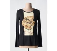 twin-set simona barbieri tee-shirts et débardeurs femme de couleur noir