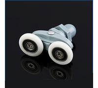 Twin Shower Door Rollers Runners 19 23 25 27mm Wheels Diameter 8 PCS Casters(27mm)
