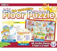 Twin Sisters Productions - My First Old Testament Bible Stories Floor Puzzle & Music CD
