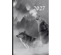 Twin Wolves 2027 Week To View Hardback Planner With Monthly Calendar and Notes: Gothic Romance Weekly Schedule and Journal
