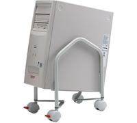 TWINCO Chariot pour unité centrale largeur int. 100-260 mm gris clair adapté ...