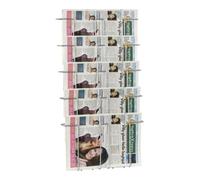 TWINCO Porte-prospectus H780xl436xPmm nbre. comp. 5 DIN A3 fil argent Quantité:1