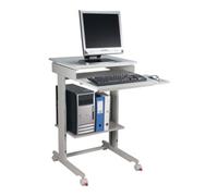 TWINCO Table de travail p. PC H720-1100xl600xP500mm gris clair, RAL 7035 mobile Quantité:1