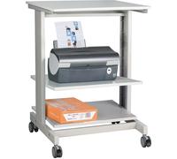 Table de travail p. PC H670xl600xP500mm gris clair, RAL 7035 mobile Quantité:1