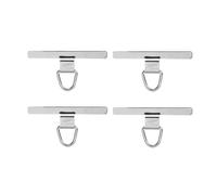 Twindsor-Joint De Patch De Lanière De Téléphone Portable En Acier Inoxydable Ultra-Fin,Poignées Pliées Amovibles,Anti-Perte,Carte Allergique De Sécurité,Mise À Niveau Des O - Type 4pcs Silver Small