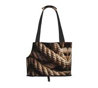 Twine Ball Sac à bandoulière imprimé pour animaux de compagnie, convient pour les petits chiens et chats, sac de courses et de voyage à double usage