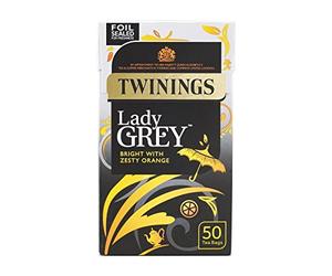 Twining S Lady Grey Lot de 4 sachets de thé 50