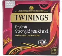 Twinings 1706 Strong Breakfast – Strong & Traditional UK – 80 sachets
