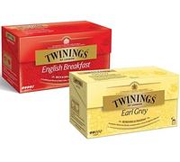 Twinings 2er Pack Earl Grey, English Breakfast, 2x25 Beutel, (2x50g)