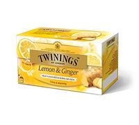 Twinings citron et gingembre, 25 sachets de 1,5 g, 37,5 g, paquet de 3 (3 x 38 g)