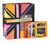 Twinings - Coffret Collection Spéciale Thés - 40 Sachets Dégustation des Thés Noirs : English Breakfast, Earl Grey, Lady Grey et 10 Assam - Intense et Délicat