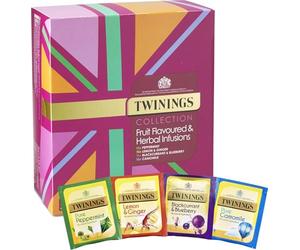 Twinings Coffret Découverte Infusions 4 saveurs 40 Sachets | 4 infusions emblématiques pour varier les plaisirs selon l’envie ou le moment de la journée