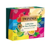 Twinings - Coffret Dégustation Thés Parfumés - 60 Sachets - Fraise Framboise Cassis, Vanille, Russian Earl Grey, Lady Grey, Citron Vert Gingembre, Framboise Passion - Idéal Cadeau et Découverte