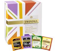 Twinings - Coffret Favourite Collection - 40 Sachets Dégustation : Thés Noirs, Thés Verts et Infusions - à Déguster Chaud ou Froid