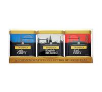Twinings - Coffret Thés en Vrac - Collection London Skyline (3 Boîtes de 100 g) : English Breakfast, Earl Grey et Lady Grey - Intense et Délicat