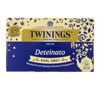 TWININGS DETEA EARL GRIS NOIR THE AVEC BERGAMOTE - DETEINATO - 20 SACS