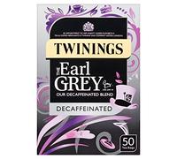 Twinings Earl Grey descafeinado sacs de thé 50 par paquet