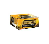Twinings English Breakfast Tea Lot de 6 boîtes de 50 sachets de thé emballés individuellement