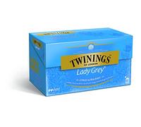 Twinings Lady Grey Thé Noir Arométisé Bergamote et Agrumes Gout Russe, 20 sachets