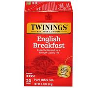 Twinings of London English Breakfast Black Tea, 20 ct