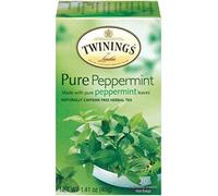 Twinings Pure Peppermint Herb Infusion (Pack of 6| Total 120 Teabags)