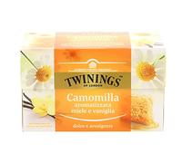 Twinings PZ 20 Camomille aromatisée au miel et à la vanille Lot de 20 sachets de 1,5 g