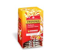 Twinings Redbush Lot de 4 boîtes de 15 sachets de thé pyramidaux en velours caramel