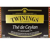 Twinings Thé de Ceylan Scotland - 20 sachets (40 g) - Lot de 4