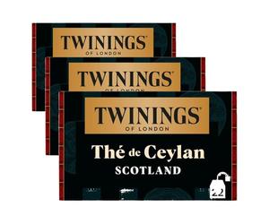Twinings - Thé de Ceylan Scotland - 22 Sachets - à Déguster Chaud ou Froid