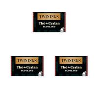 Twinings - Thé de Ceylan Scotland - 22 Sachets - à Déguster Chaud ou Froid (Lot de 3)