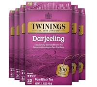 Twinings Thé, earl gris Darjeeling 20 count (pack de 6)
