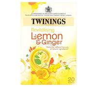Twinings - Thé goût citron & gingembre - lot de 4 boîtes de 20 sachets
