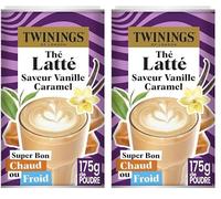 Twinings Thé Latté saveur Vanille Caramel 175g (Lot de 2)