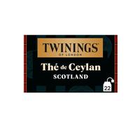 Twinings Thé Noir Ceylan Scotland 22 Sachets | Goût intense et équilibré pour découvrir toute la rondeur d’un thé noir de caractère
