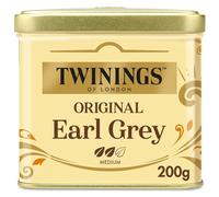TWININGS - Thé Noir Earl Grey Aromatique, Saveur Bergamote Intense et Raffinée (Boîte 200g) - Le Lot De 3