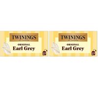 Twinings - Thé Noir Original Earl Grey - Aromatisé à la Bergamote - 27 Sachets - Intense et Délicat (Lot de 2)