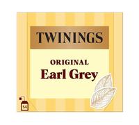 Twinings - Thé Noir Original Earl Grey - Aromatisé à la Bergamote - 54 Sachets - Intense et Délicat