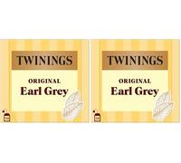 Twinings - Thé Noir Original Earl Grey - Aromatisé à la Bergamote - 54 Sachets - Intense et Délicat (Lot de 2)