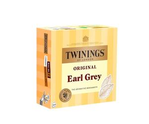 Twinings Thé Noir Original Earl Grey Bergamote 100 Sachets | Saveur emblématique aux notes de bergamote pour une dégustation équilibrée, idéal du petit-déjeuner aux pauses de la journée