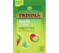 Twinings Thé Vert à la Pomme/Poire 63 g - Lot de 2