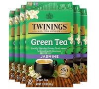 Twinings Thé vert au jasmin, boîtes de 40 g (lot de 6)