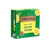 Twinings Thé Vert Citron 100 Sachets | Thé vert aux notes fraîches et citronnées pour une dégustation équilibrée au quotidien, à boire chaud ou froid