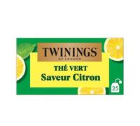 Twinings Of London Thé vert citron intense - Les 25 sachets, 50g
